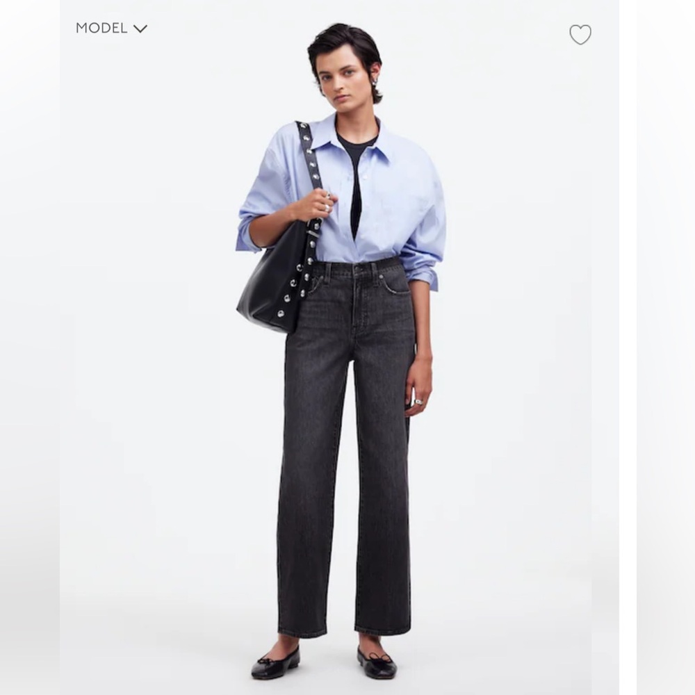 Madewell Perfect Vintage Wide-Leg Crop Jeans in Robles Wash